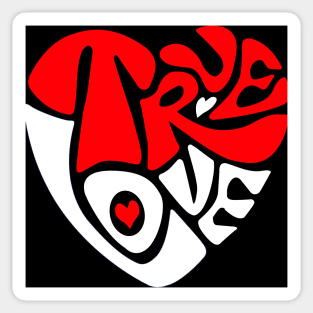 True Love Heart Sticker